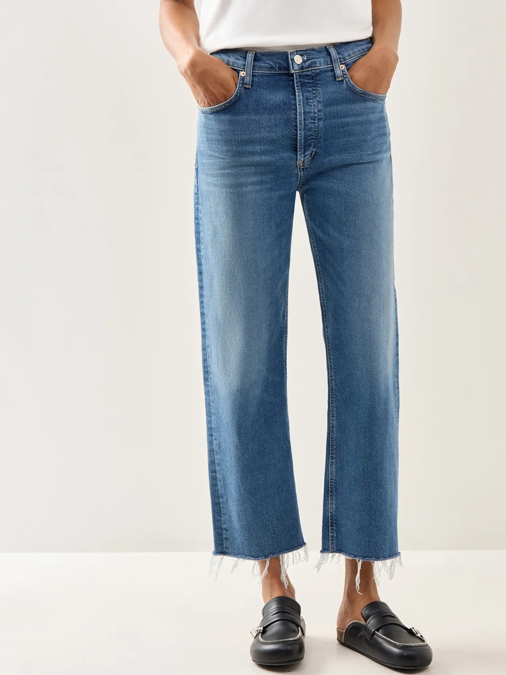 CITIZENS OF HUMANITY Florence Straight Jeans Blue Lotus